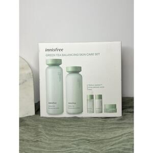 Innisfree Green Tea Balancing Skin Care Set - Brand New In Box $96RV